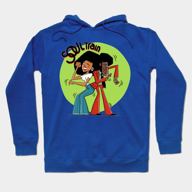 soul train dance party Hoodie by SKULLBERRY